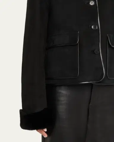 Fleurette Rowan Shearling Barn Jacket | Thumbnail 5