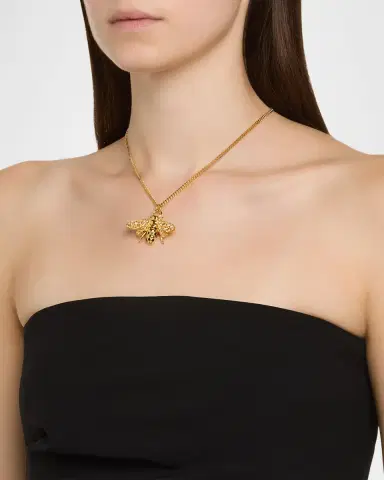 Oscar de la Renta Small Bee Pendant Necklace | Thumbnail 5 Oscar de la Renta Small Bee Pendant Necklace | Thumbnail 5