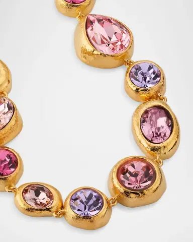 Oscar de la Renta Hammered Stones Chain Necklace | Thumbnail 6 Oscar de la Renta Hammered Stones Chain Necklace | Thumbnail 6