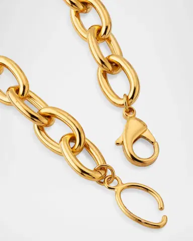 Oscar de la Renta Hammered Stones Chain Necklace | Thumbnail 7