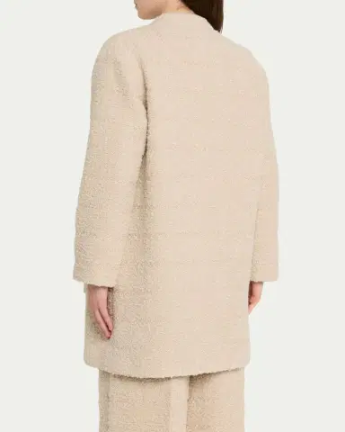 Loro Piana Steph Single-Breasted Top Coat | Thumbnail 3