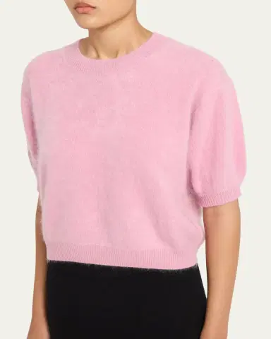 Lisa Yang Juniper Short-Sleeve Cashmere Sweater | Thumbnail 5 Lisa Yang Juniper Short-Sleeve Cashmere Sweater | Thumbnail 5