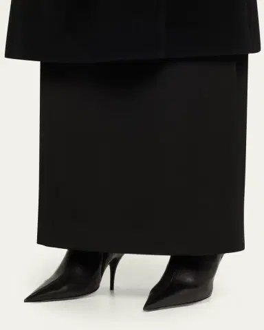 Balenciaga 90mm Avenue Leather Ankle Boots | Thumbnail 2