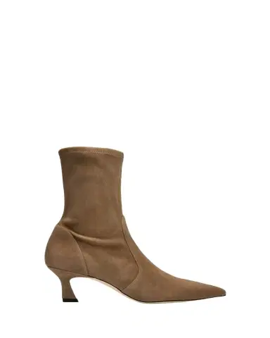 Stuart Weitzman 50mm Vinnie Suede Stretch Booties | Thumbnail 1 Stuart Weitzman 50mm Vinnie Suede Stretch Booties | Thumbnail 1