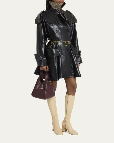 Chloé Balloon Small Top-Handle Bag in Leather | Thumbnail 14 Chloé Balloon Small Top-Handle Bag in Leather | Thumbnail 14