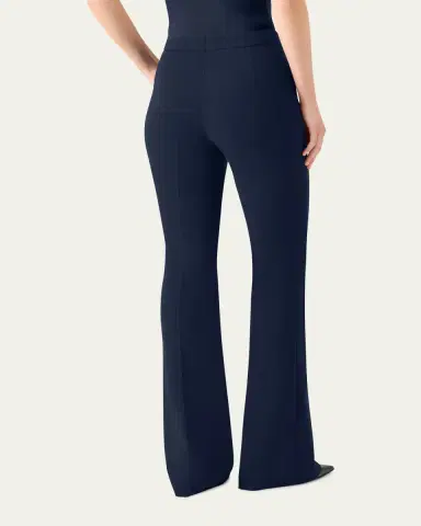 Akris Farida Stretch Wool Bootcut Trousers | Thumbnail 3 Akris Farida Stretch Wool Bootcut Trousers | Thumbnail 3