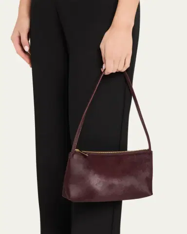 Mansur Gavriel Gaia Animal-Print Calf Hair Shoulder Bag | Thumbnail 2