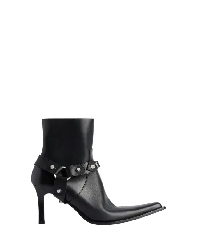 City Harness Leather Booties