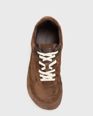 Bottega Veneta Men's Orbit Flash Suede Low-Top Sneakers | Thumbnail 6 Bottega Veneta Men's Orbit Flash Suede Low-Top Sneakers | Thumbnail 6