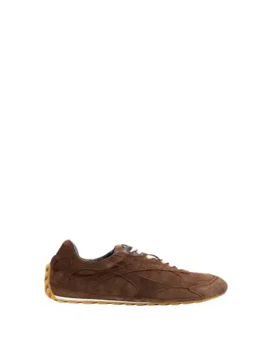 Bottega Veneta Men's Orbit Flash Suede Low-Top Sneakers | Thumbnail 1 Bottega Veneta Men's Orbit Flash Suede Low-Top Sneakers | Thumbnail 1