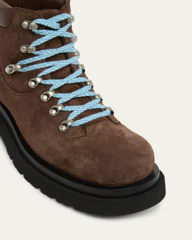 Bottega Veneta Suede Lug Hiking Ankle Boots | Thumbnail 3