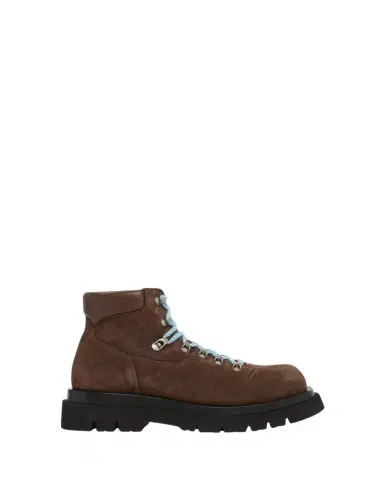 Bottega Veneta Suede Lug Hiking Ankle Boots | Thumbnail 1