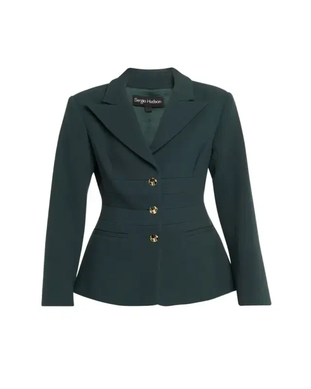 Waisted Single-Breasted Jacket
