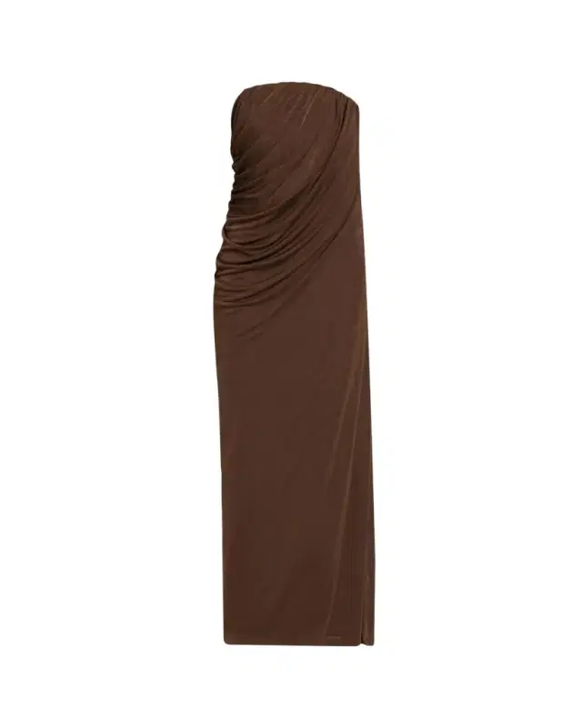 Anna Quan Zella Draped Strapless Dress