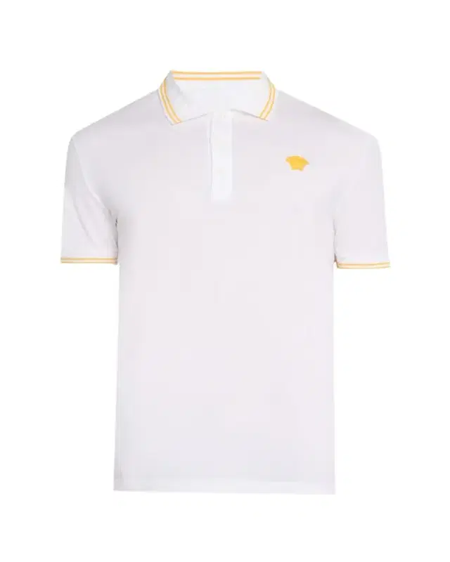 Men's Pop Medusa Tipped Polo Shirt