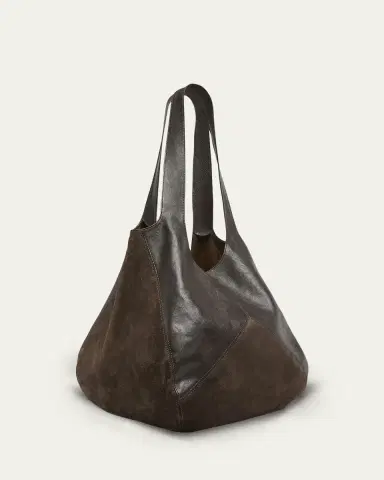 Chloé Balloon Patchwork Leather & Suede Tote Bag | Thumbnail 3