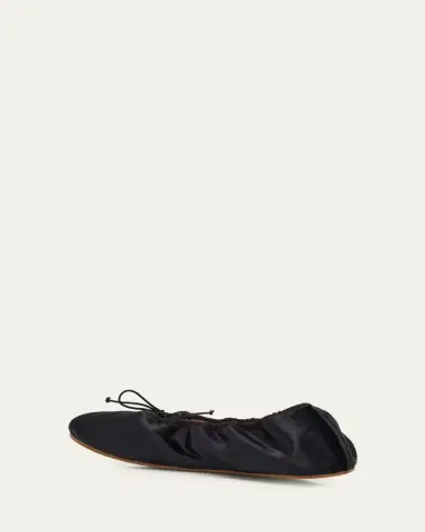 The Row Velvet Ballerina Flats | Thumbnail 3