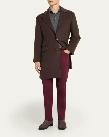 Brunello Cucinelli Men's Suede Chelsea Boots | Thumbnail 3 Brunello Cucinelli Men's Suede Chelsea Boots | Thumbnail 3