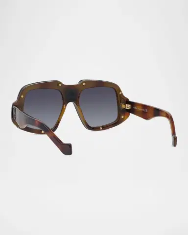 Loewe Anagram Acetate Shield Sunglasses | Thumbnail 4 Loewe Anagram Acetate Shield Sunglasses | Thumbnail 4
