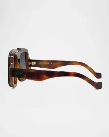 Loewe Anagram Acetate Shield Sunglasses | Thumbnail 6 Loewe Anagram Acetate Shield Sunglasses | Thumbnail 6