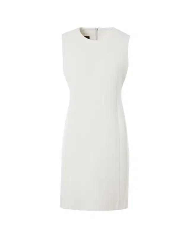 Wool Crepe Sheath Dress