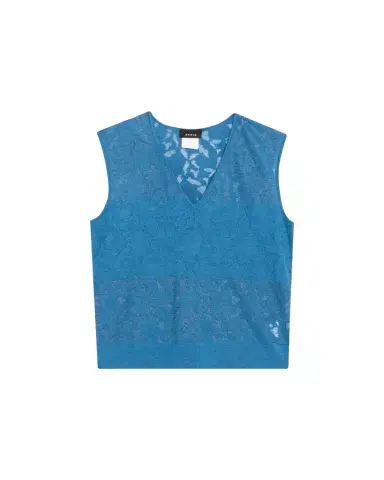 Akris Whitecaps Knit V-Neck Vest | Thumbnail 1