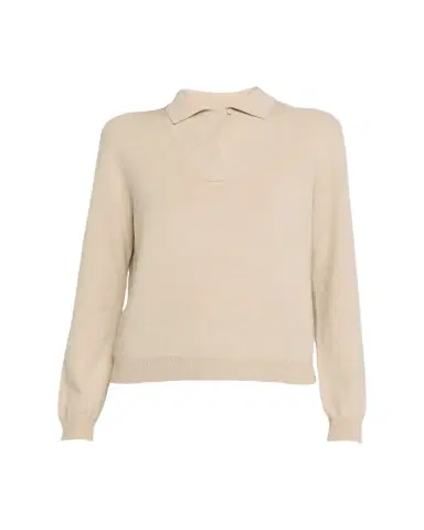Loro Piana Baby Cashmere Classic Polo Sweater | Thumbnail 1