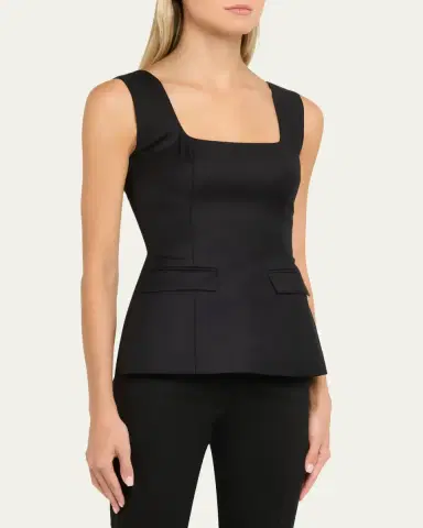 Anna Quan Felicity Sleeveless Wool Top | Thumbnail 4