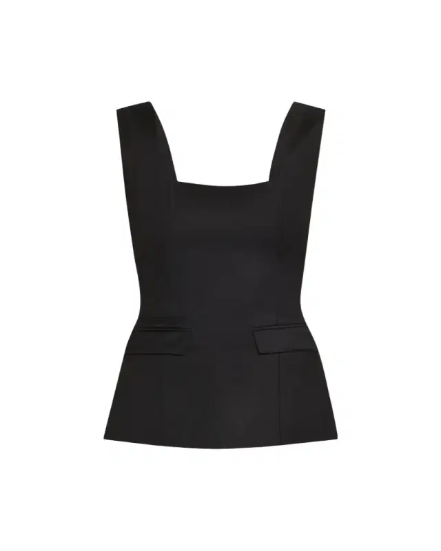 Anna Quan Felicity Sleeveless Wool Top