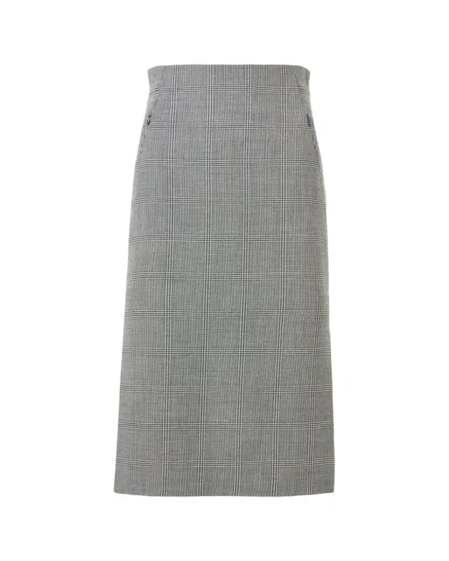 Prince of Wales Check Pencil Skirt