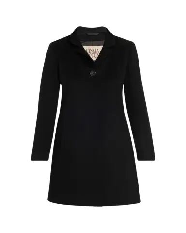 Cinzia Rocca Pure Wool Coat with Inverted Collar | Thumbnail 1