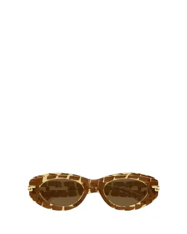 Bottega Veneta Ribbon 55mm Acetate Oval Sunglasses | Thumbnail 1 Bottega Veneta Ribbon 55mm Acetate Oval Sunglasses | Thumbnail 1