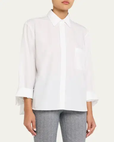 TWP New Morning After Shirt in Superfine Cotton | Thumbnail 10