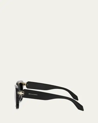 BVLGARI Serpenti Forever 55mm Acetate Butterfly Sunglasses | Thumbnail 3 BVLGARI Serpenti Forever 55mm Acetate Butterfly Sunglasses | Thumbnail 3