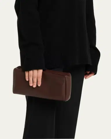 The Row Compact Clutch Bag in Nappa Leather | Thumbnail 2