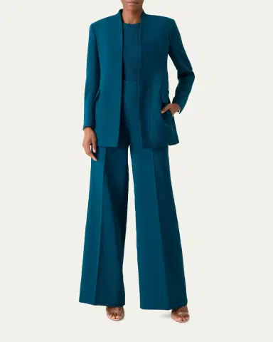 Akris Cotton Silk Short-Sleeve Sweater | Thumbnail 2