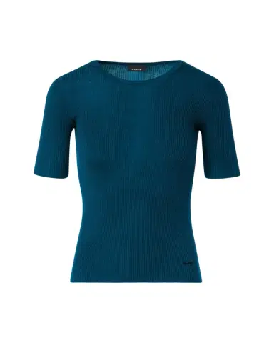Akris Cotton Silk Short-Sleeve Sweater | Thumbnail 1