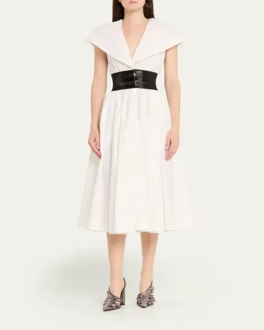 Alaïa Snakeskin Leather Cutout Slingback Pumps | Thumbnail 5 Alaïa Snakeskin Leather Cutout Slingback Pumps | Thumbnail 5