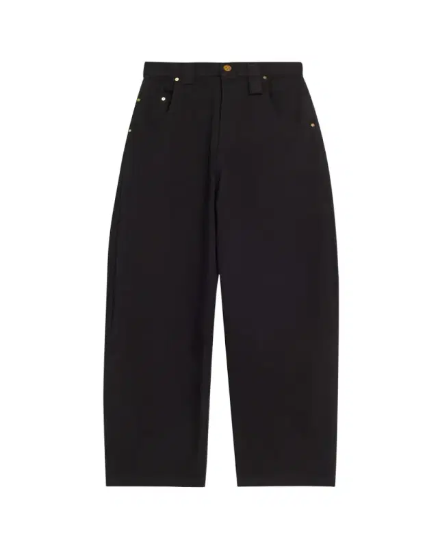 Willy Chavarria Bad Girl Wide Barrel-Leg Jeans