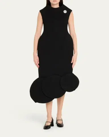 Marc Jacobs Runway Asymmetric Circle-Hem Sleeveless Midi Dress | Thumbnail 2
