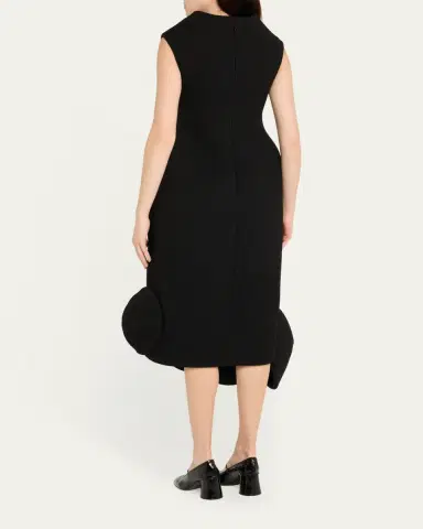 Marc Jacobs Runway Asymmetric Circle-Hem Sleeveless Midi Dress | Thumbnail 3