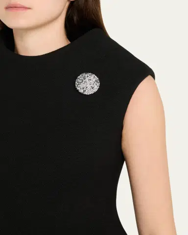Marc Jacobs Runway Asymmetric Circle-Hem Sleeveless Midi Dress | Thumbnail 5