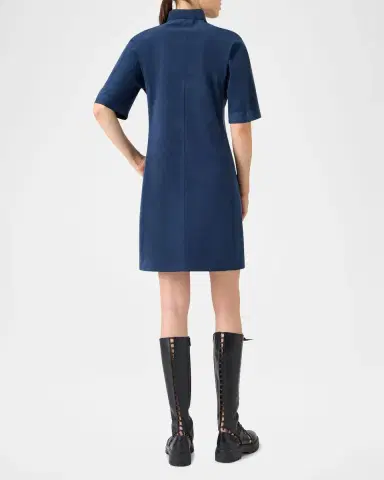 Akris Techno Ultrasuede Mini Polo Shirtdress | Thumbnail 7