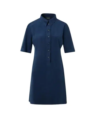Akris Techno Ultrasuede Mini Polo Shirtdress | Thumbnail 1