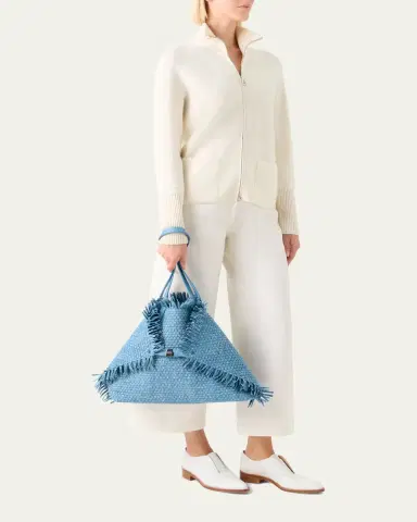 Akris Cashmere Pique Knit Cardigan Sweater | Thumbnail 2 Akris Cashmere Pique Knit Cardigan Sweater | Thumbnail 2