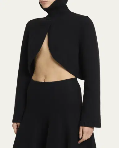 Alaïa Cashmere-Blend Knit Cutout Sweater | Thumbnail 4 Alaïa Cashmere-Blend Knit Cutout Sweater | Thumbnail 4