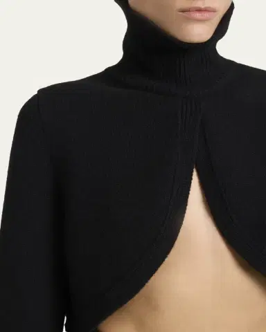 Alaïa Cashmere-Blend Knit Cutout Sweater | Thumbnail 5 Alaïa Cashmere-Blend Knit Cutout Sweater | Thumbnail 5
