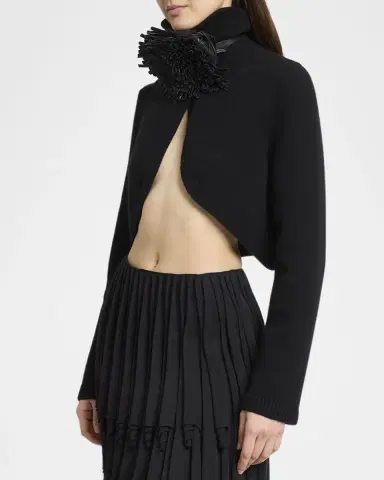 Alaïa Cashmere-Blend Knit Cutout Sweater | Thumbnail 8 Alaïa Cashmere-Blend Knit Cutout Sweater | Thumbnail 8