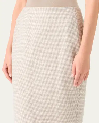 Akris Cashmere Pepita Pencil Skirt | Thumbnail 5 Akris Cashmere Pepita Pencil Skirt | Thumbnail 5