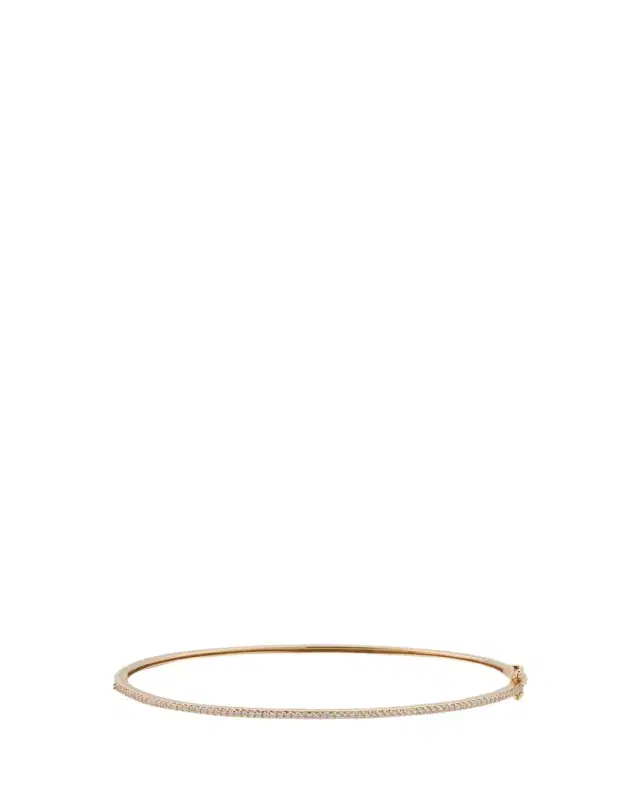 Lana Thin Diamond Hinge Bangle, "L